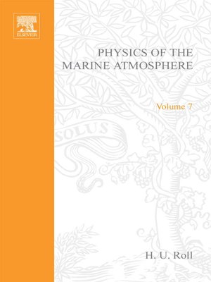 cover image of Physics of the marine atmosphere